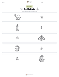 Ibn Battuta printable worksheet preview