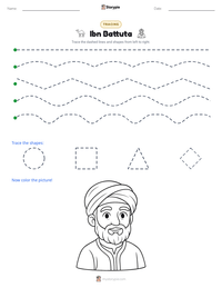 Ibn Battuta printable worksheet preview