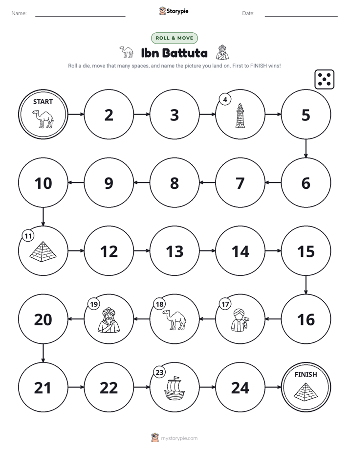 Roll & Move Game