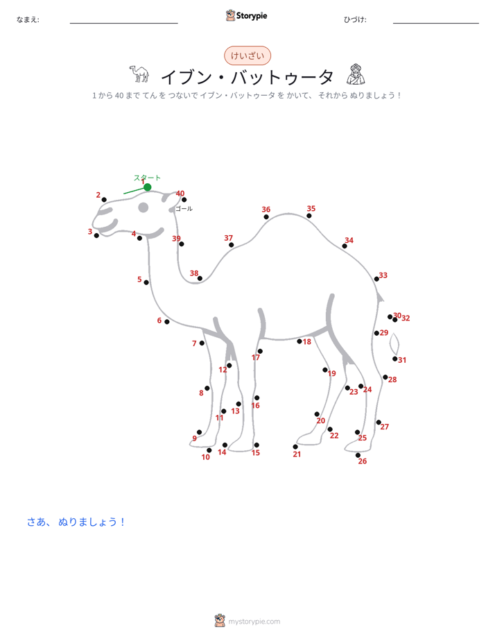 点つなぎ