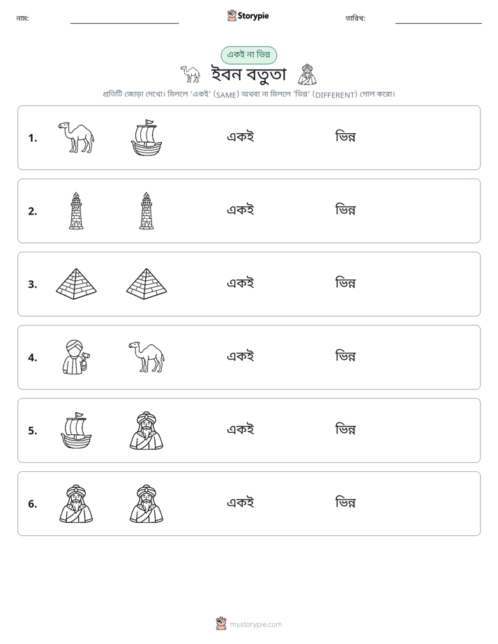 একই বা ভিন্ন