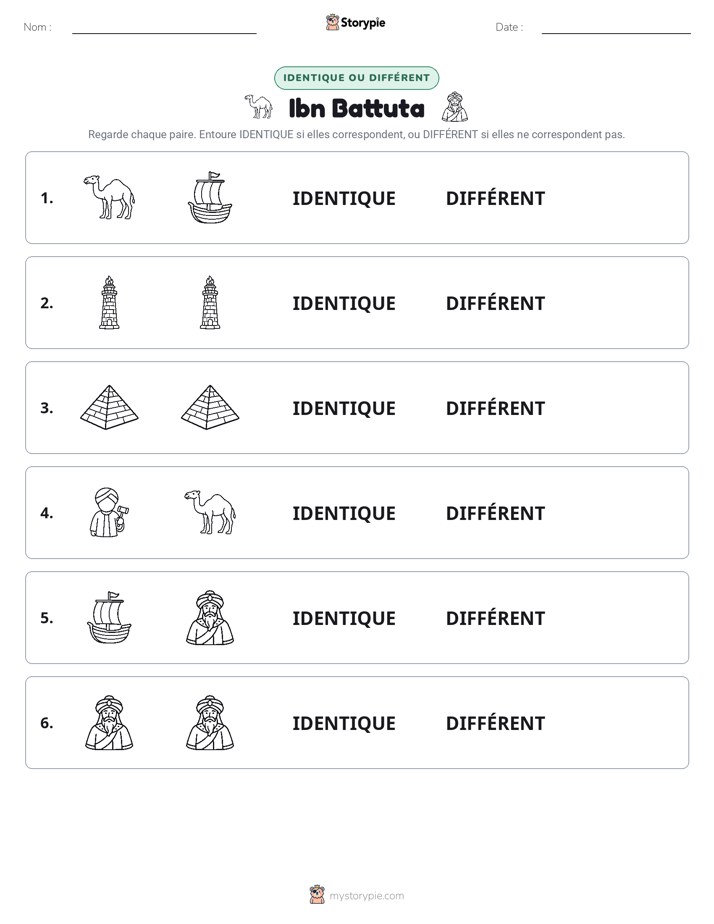 Identique ou Différent