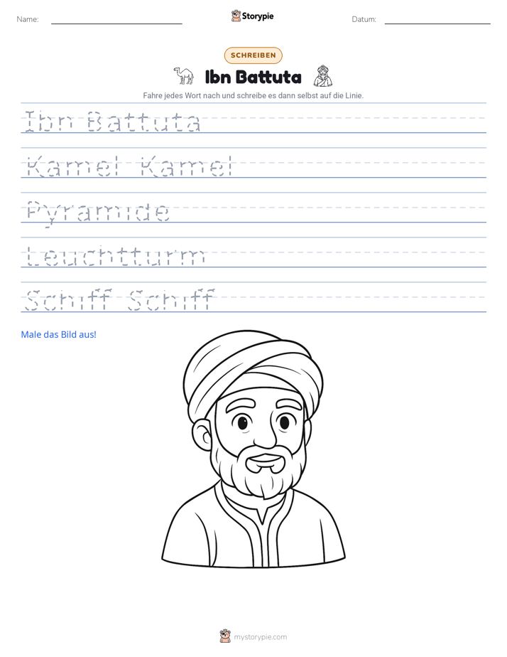 Schreibübung