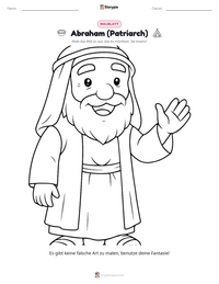 Abraham (Patriarch) druckbare Arbeitsblatt Vorschau