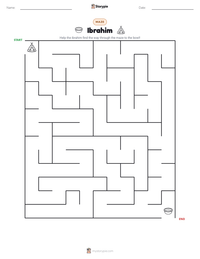 Ibrahim printable worksheet preview