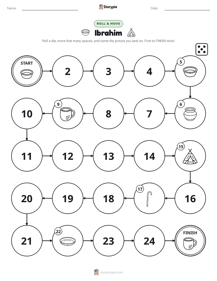 Roll & Move Game
