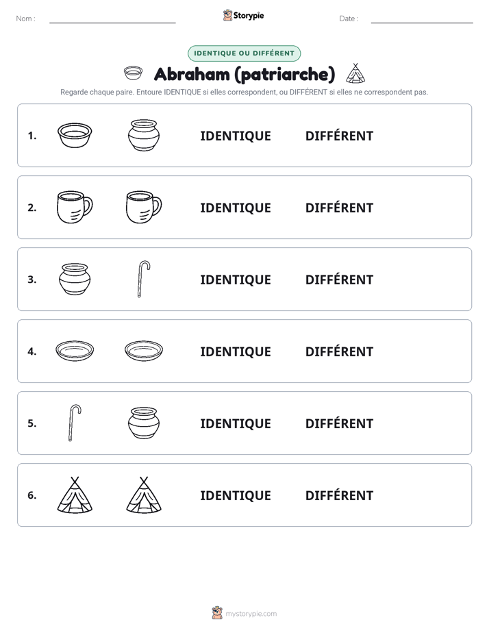 Identique ou Différent