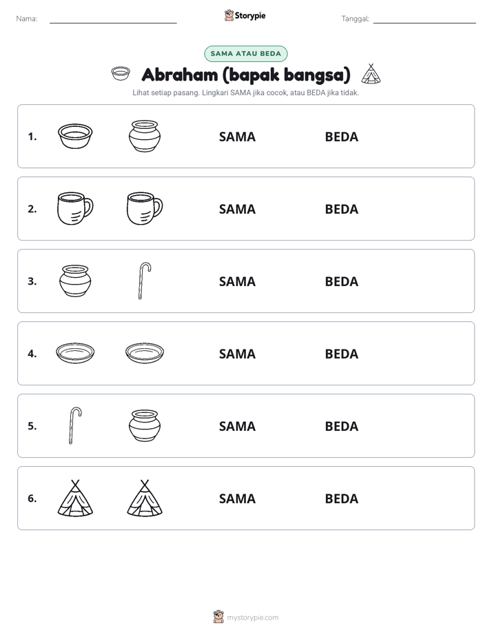 Sama atau Berbeda