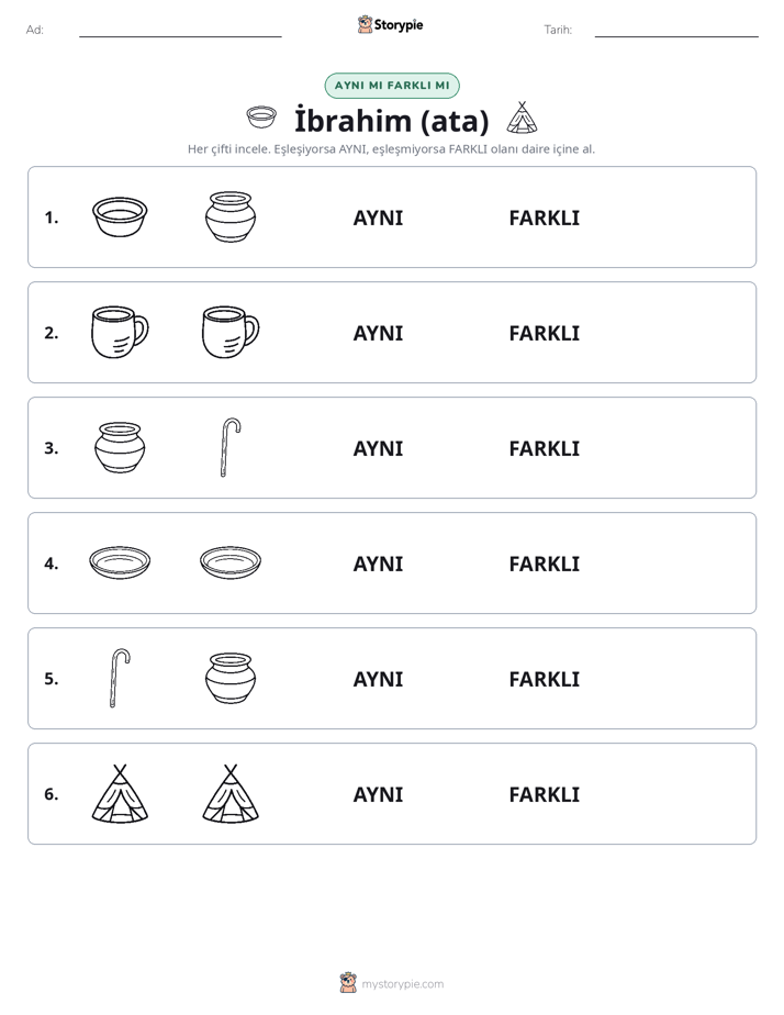 Aynı mı Farklı mı