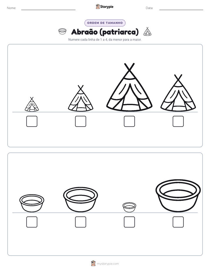 Ordem de Tamanho