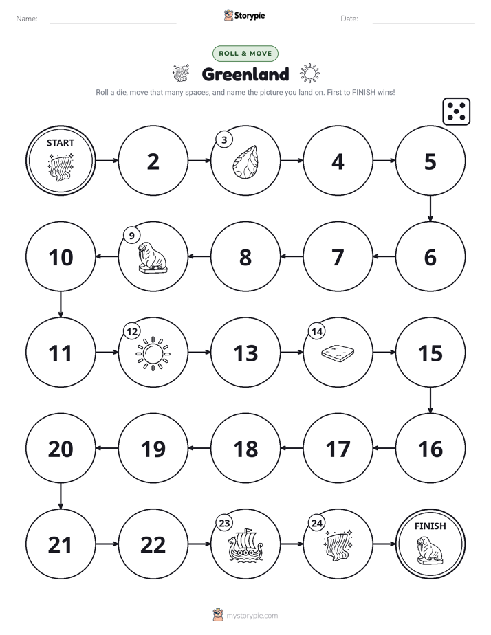 Roll & Move Game