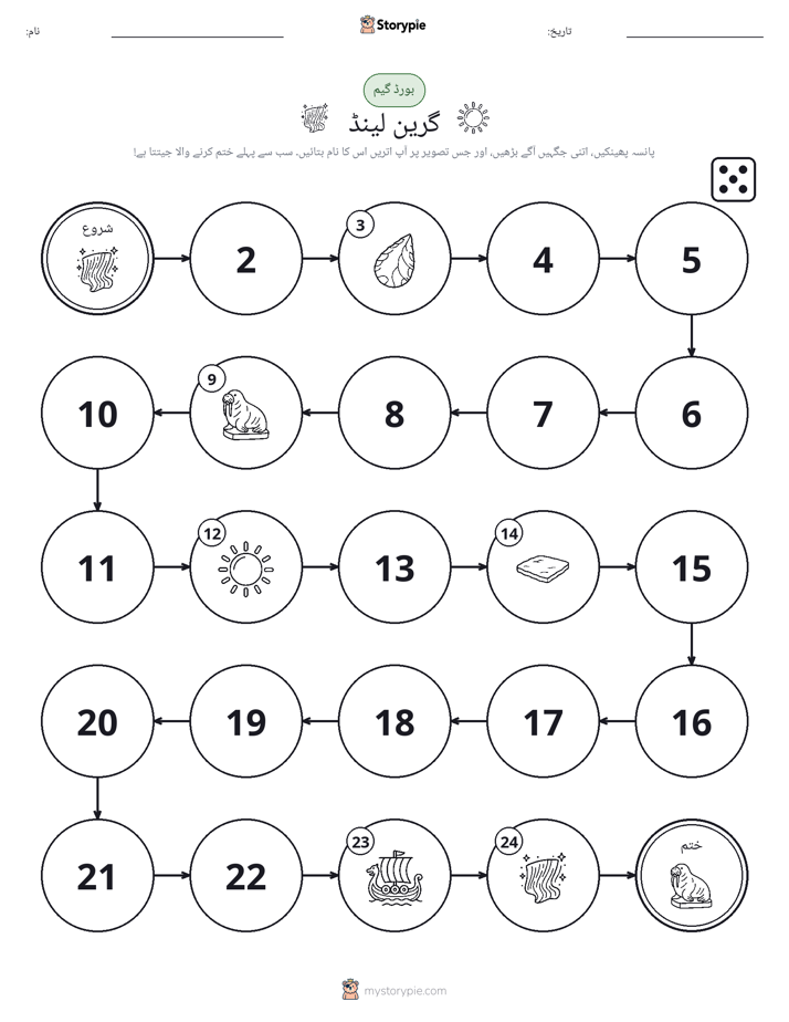 رول اور منتقل کریں کھیل