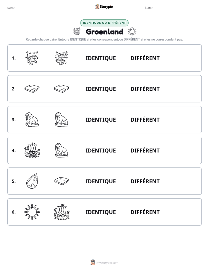 Identique ou Différent