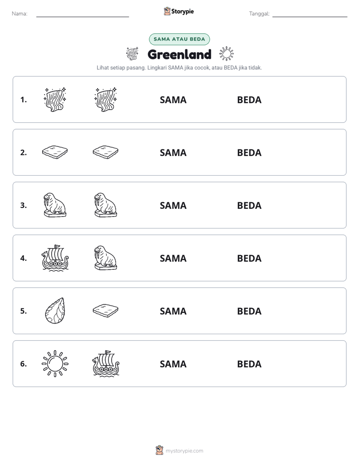 Sama atau Berbeda
