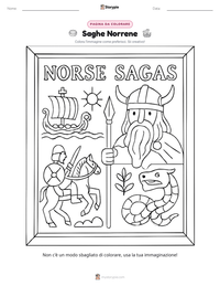 Anteprima della scheda stampabile di Saghe Norrene