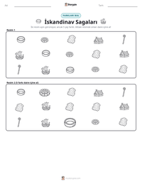 İskandinav Sagaları yazdırılabilir çalışma sayfası önizlemesi
