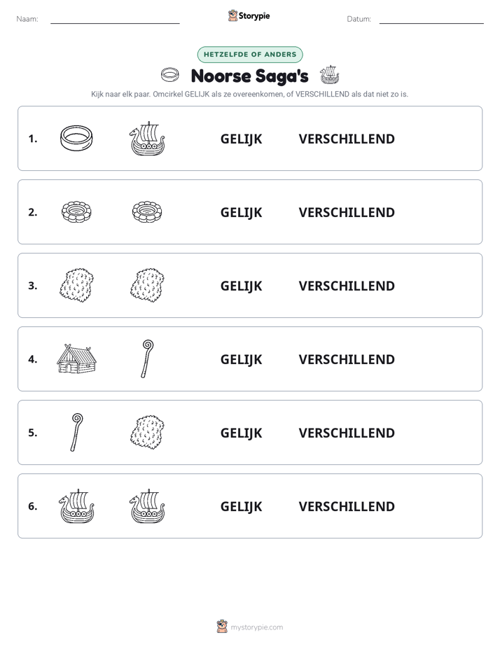 Zelfde of Verschillend