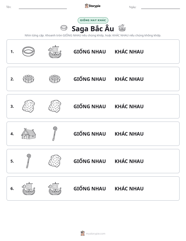 Giống Hay Khác