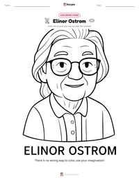 Elinor Ostrom printable worksheet preview