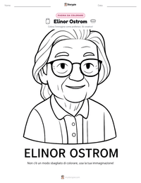 Anteprima della scheda stampabile di Elinor Ostrom