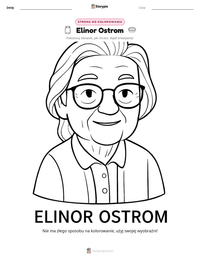 Podgląd drukowalnego arkusza ćwiczeń Elinor Ostrom