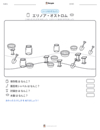 エリノア・オストロム の印刷可能ワークシートプレビュー