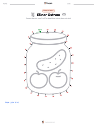 Elinor Ostrom printable worksheet preview