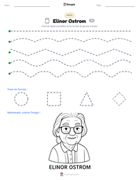 Aperçu de la feuille de travail imprimable Elinor Ostrom