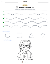 Anteprima della scheda stampabile di Elinor Ostrom