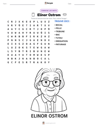 Aperçu de la feuille de travail imprimable Elinor Ostrom