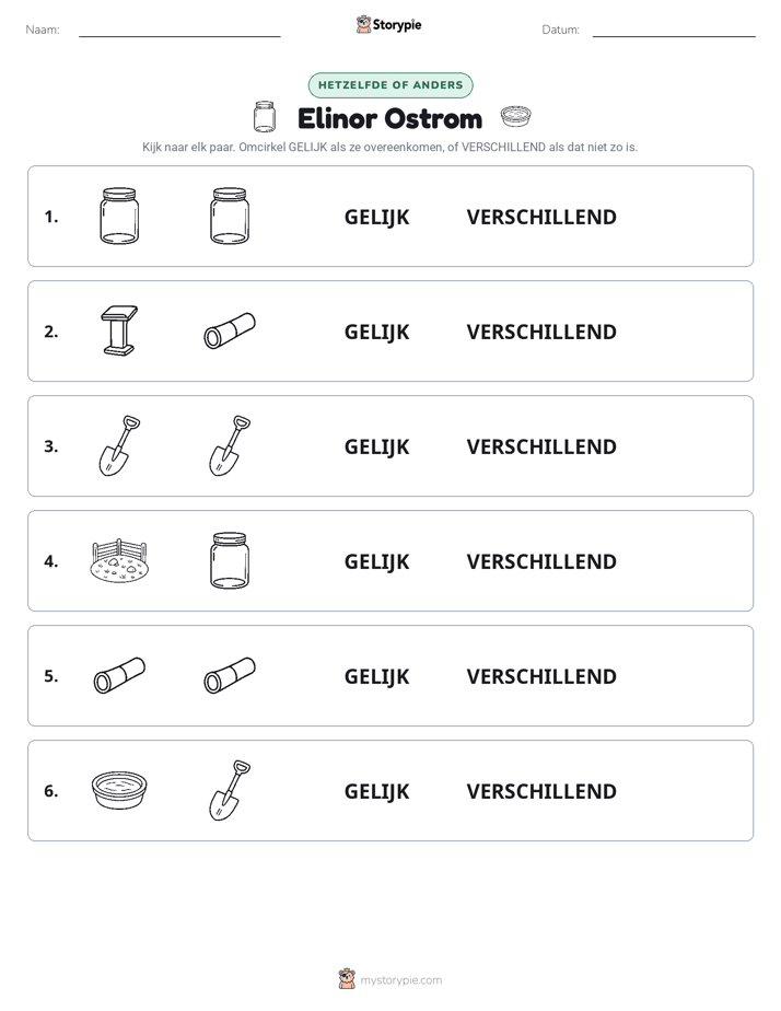Zelfde of Verschillend