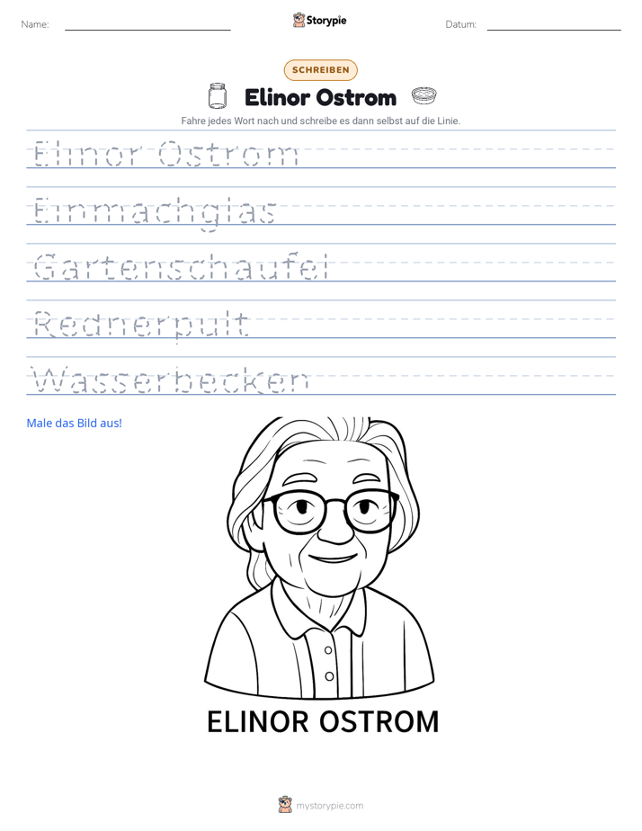 Schreibübung