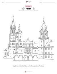 Polen druckbare Arbeitsblatt Vorschau