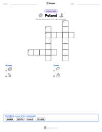 Poland printable worksheet preview