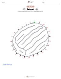 Poland printable worksheet preview