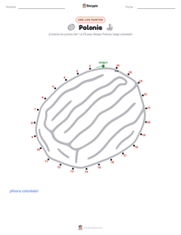 Vista previa de la hoja de trabajo imprimible de Polonia