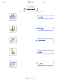 Poland printable worksheet preview