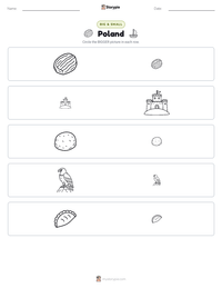 Poland printable worksheet preview