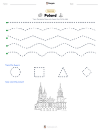 Poland printable worksheet preview