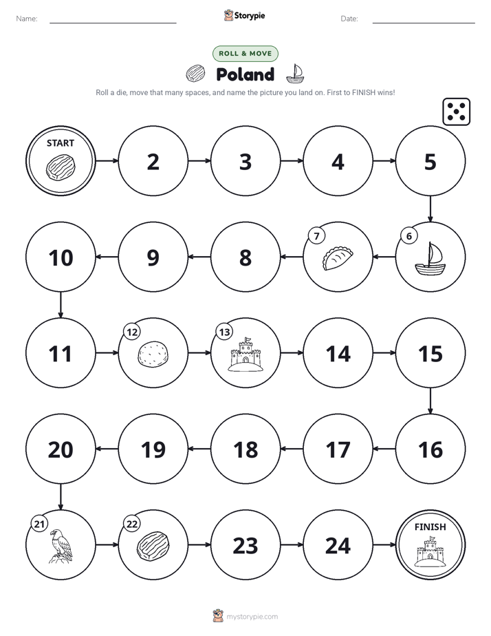 Roll & Move Game