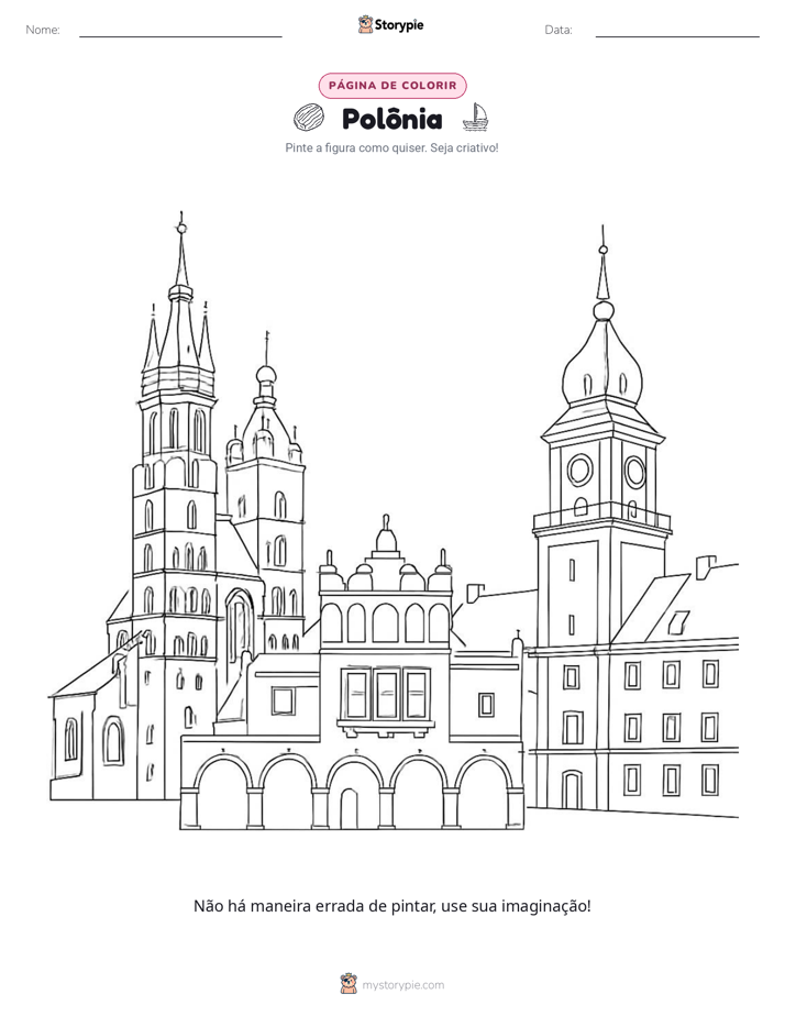 Página para colorir