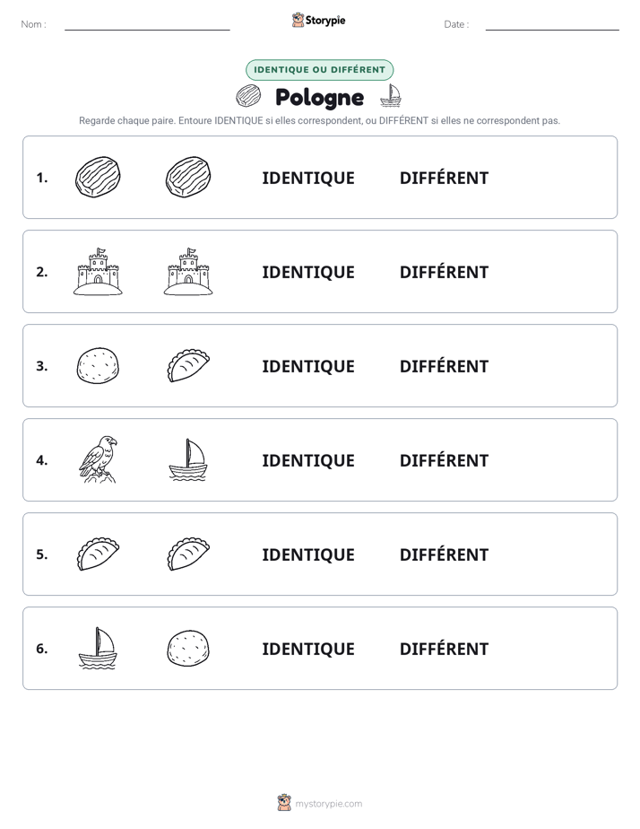 Identique ou Différent