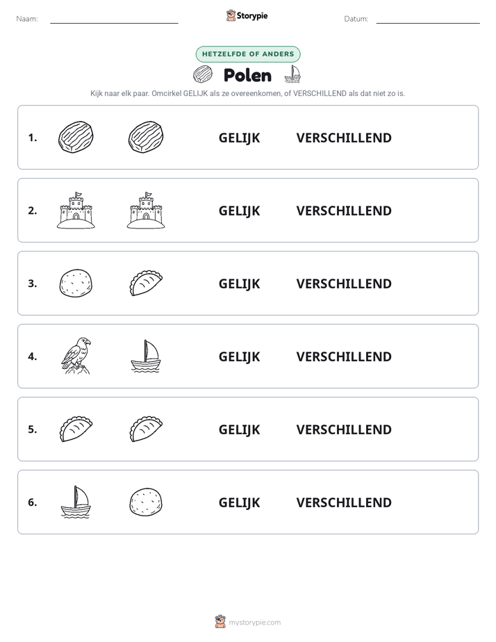 Zelfde of Verschillend