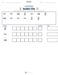 Quebec City printable worksheet preview