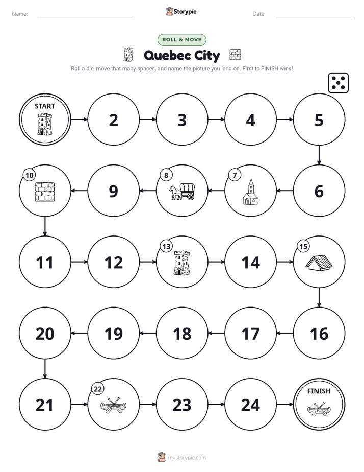 Roll & Move Game