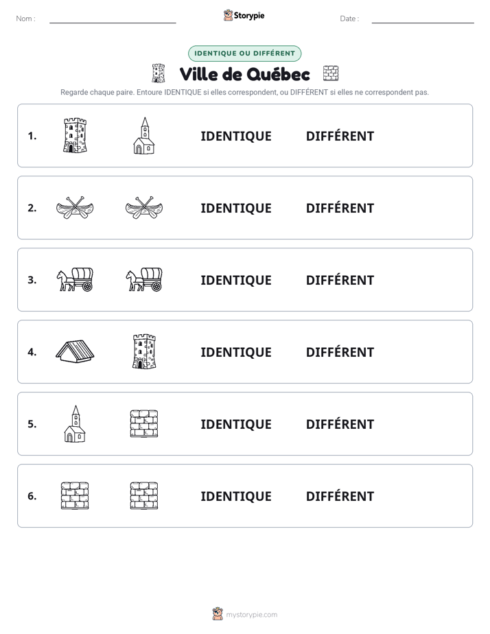Identique ou Différent
