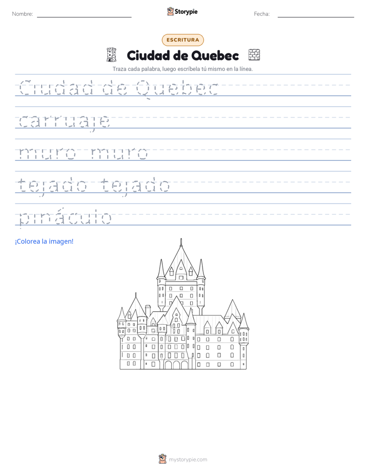 Práctica de Escritura