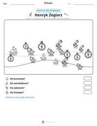 Podgląd drukowalnego arkusza ćwiczeń Henryk Żeglarz