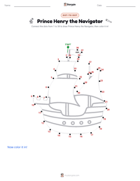 Prince Henry the Navigator printable worksheet preview