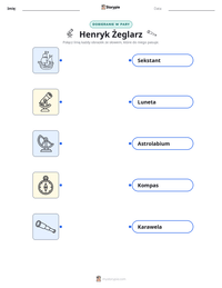 Podgląd drukowalnego arkusza ćwiczeń Henryk Żeglarz